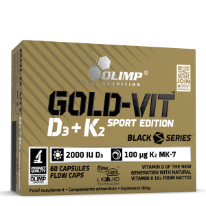Olimp Sport Nutrition Gold vit d3+k2 sport edition (60 caps) unisexe