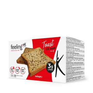 Feeling OK Toasts grillés protéinés (4x40g) unisexe