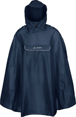 Vaude Unisex Valdipino Rain Poncho Dark Sea Uni S