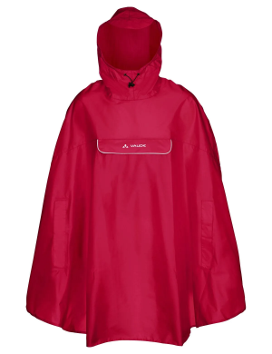 VAUDE Unisex Valdipino Rain Poncho Red Uni, XL