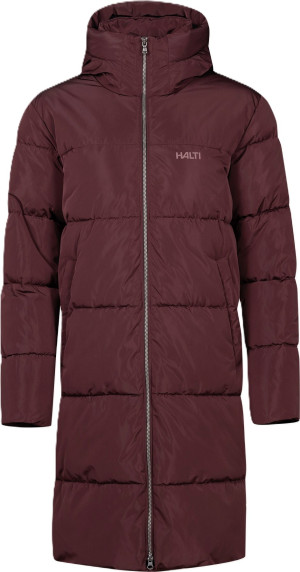 Halti Women's Sammal Insulated Parka Jacket Fudge Maroon Red, 44