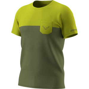 Dynafit Transalper Pocket S/s Tee M Golden Lime/5a40 XL