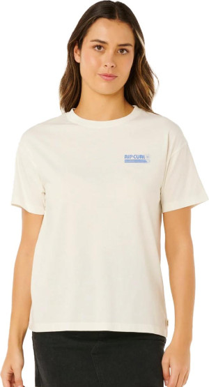 Rip Curl Women's Ocean Break Relaxed Tee Bone XL