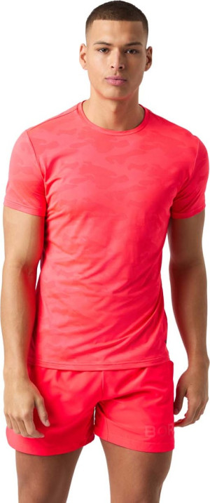 Björn Borg Men's Borg Performance T-Shirt Diva Pink, XXL