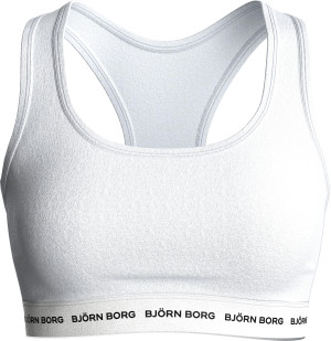Björn Borg Women's Logo Soft Top 1p Brilliant White, M
