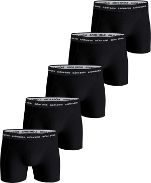 Björn Borg Men's Cotton Stretch Boxer 5p Multipack 5 XXL