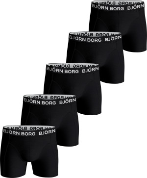 Björn Borg Men's Cotton Stretch Boxer 5p Multipack 1 XXL
