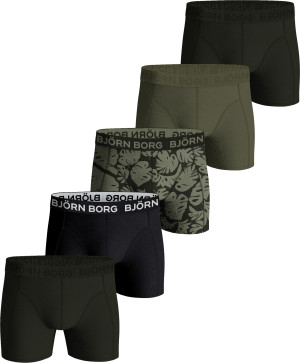 Björn Borg Men's Cotton Stretch Boxer 5p Multipack 2 S
