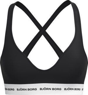 Björn Borg Women's Logo Bralette Black Beauty M