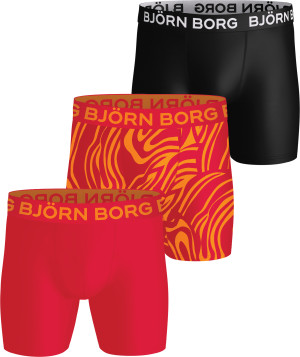 Björn Borg Men's Sports Microfiber Boxer 3p Multipack 3, XXL