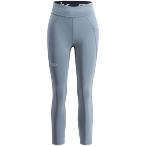 Swix Women's Pace High Waist Cropped Tights Dark Fog, XL