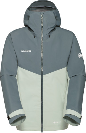Mammut Men's Crater Iv Hs Hooded Jacket  Silver Sage/Strata L