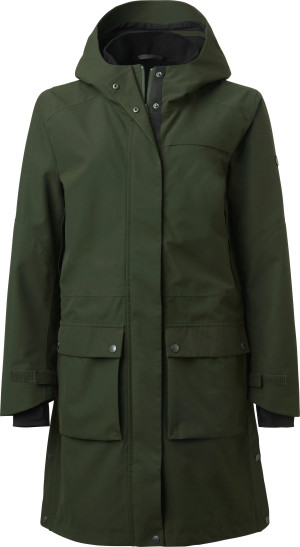 Chevalier Women's Fractus Chevalite Rain Coat  Tobacco Green 46W