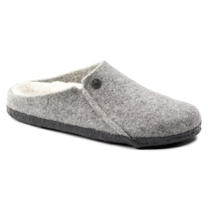 Birkenstock Zermatt Shearling Wool Felt Light Grey EU 43