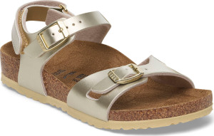 Birkenstock Kids' Rio As Kids BF Electric Metallic Gold 33
