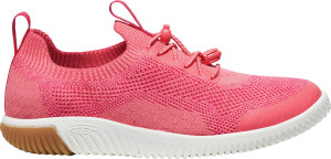 Keen Kid's KNX Knit Lace Sneaker Dubarry/Star White 34
