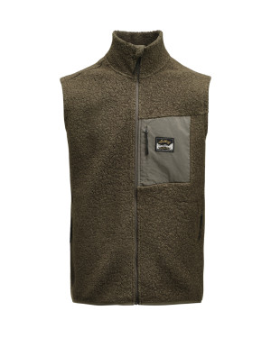 Lundhags Men's Flok Wool Pile Vest Forest Green M