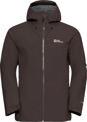 Jack Wolfskin Men's Highest Peak 3-Layer Jacket Peat XXL