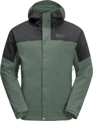 Jack Wolfskin Men's Kammweg 2-Layer Jacket Hedge Green L