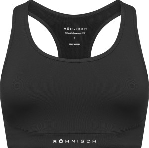 Röhnisch Flattering Mesh Sportsbra Black, XXL