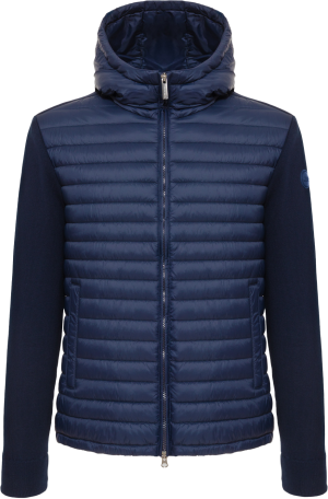 Colmar Men's Hybrid Padded Jacket With Hood Navy Blue, 48