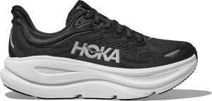 Hoka Women's Bondi 9 Wide Black/White 41 1/3
