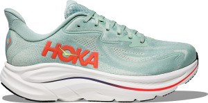 Hoka Men's Clifton 10 Sage/Neon Flame 40
