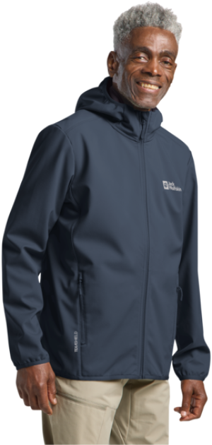 Jack Wolfskin Men's Bornberg Hoody Midnight Sky, XXXL