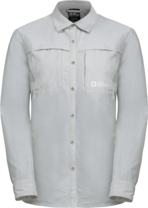 Jack Wolfskin Women's Barrier Long Sleeve Shirt Cool Grey, S