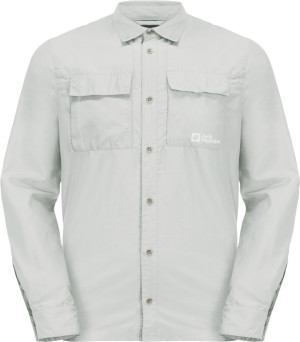 Jack Wolfskin Men's Barrier Long Sleeve Shirt Cool Grey XXL