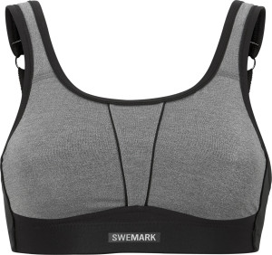 Swegmark Movement Sports Bra Grey Melange/black, 75B