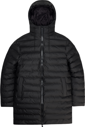 Rains Unisex Lohja Long Puffer Jacket W3T3 Black XL