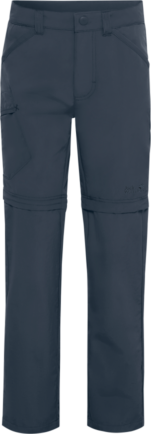 Jack Wolfskin Kids' Safari Zip Off Pants Midnight Sky 152