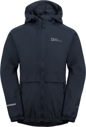 Jack Wolfskin Kids' Rainy Days 2-Layer Jacket Night Blue 128