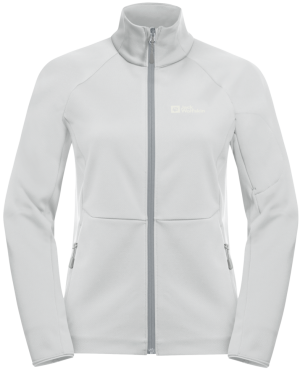 Jack Wolfskin Women's Alpgrat Full Zip Cool Grey XS