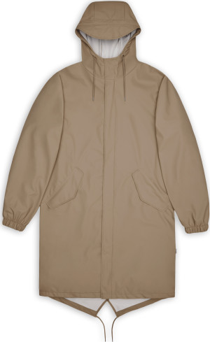 Rains Unisex Fishtail Parka Beige S