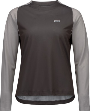 POC Women's Motion Air Long Sleeve Jersey Granite Grey L