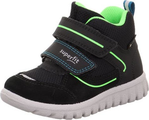 Superfit Kids' Sport7 GORE-TEX Mini Black/lightgreen 22.0