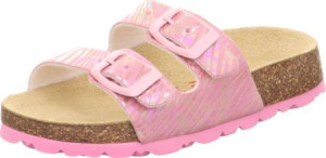 Superfit Kids' Fussbettpantoffel 5560-pink, 32