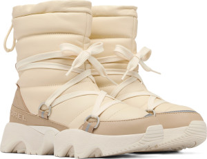 Sorel Women's Kinetic Impact Nxt Mid Boot Waterproof Honey White, Dusty Tan, 40
