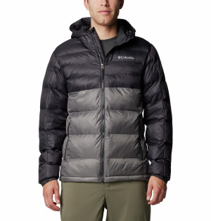 Columbia Men's Buck Butte II Insulated Hooded Jacket City Grey/Shark, City Grey, Shark, S