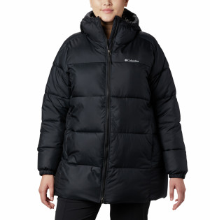 Columbia Women's Puffect II Mid Hooded Jacket Black, L