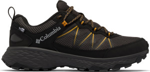 Columbia Men's Peakfreak Rush Outdry Hiking Shoe Black, Raw Honey, 43.5