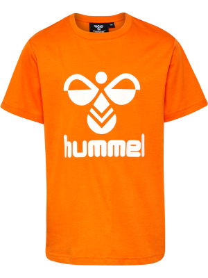 Hummel Kids' hmlTRES T-Shirt Short Sleeve Persimmon Orange 122