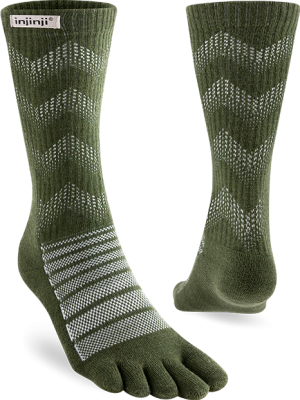Injinji Outdoor Midweight Crew Wool Forest XL (47.5+)