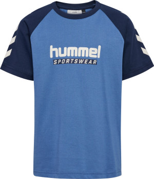 Hummel Hmljr Logo T-Shirt Short Sleeve Dutch Blue 110/116
