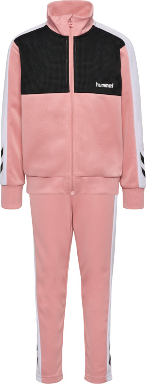 Hummel Hmljr Colorblock Tracksuit Bridal Rose 104
