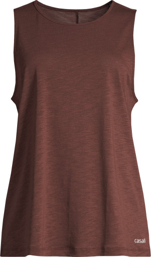 Casall Women's Soft Texture Tank Dark Brown, 38