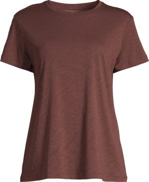 Casall Women's Soft Texture Tee Dark Brown, 42