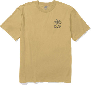Salty Crew Men's Day Off Classic Ss Tee Mineral Yellow, L